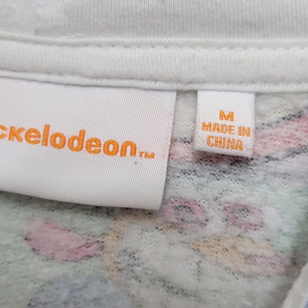 Ren And Stimpy Nickelodeon White Crewneck Hoodie Fleece - Picture 5 of 11